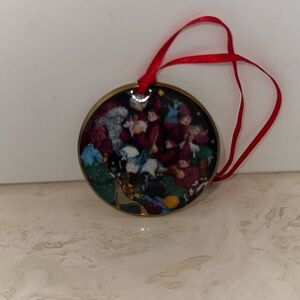 Christmas Ornament 1989 Bing Grondahl Santa's Workshop Santa Claus.